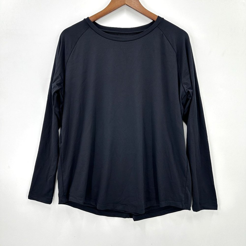 Classic Black Long Sleeve Women's Top